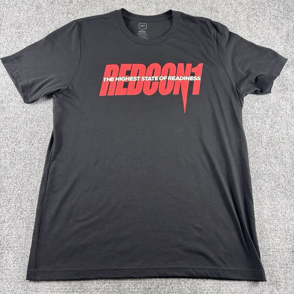 Redcon1 Shirt Mens XL Black Highest State of Readiness RC1 Graphic Tee Gym